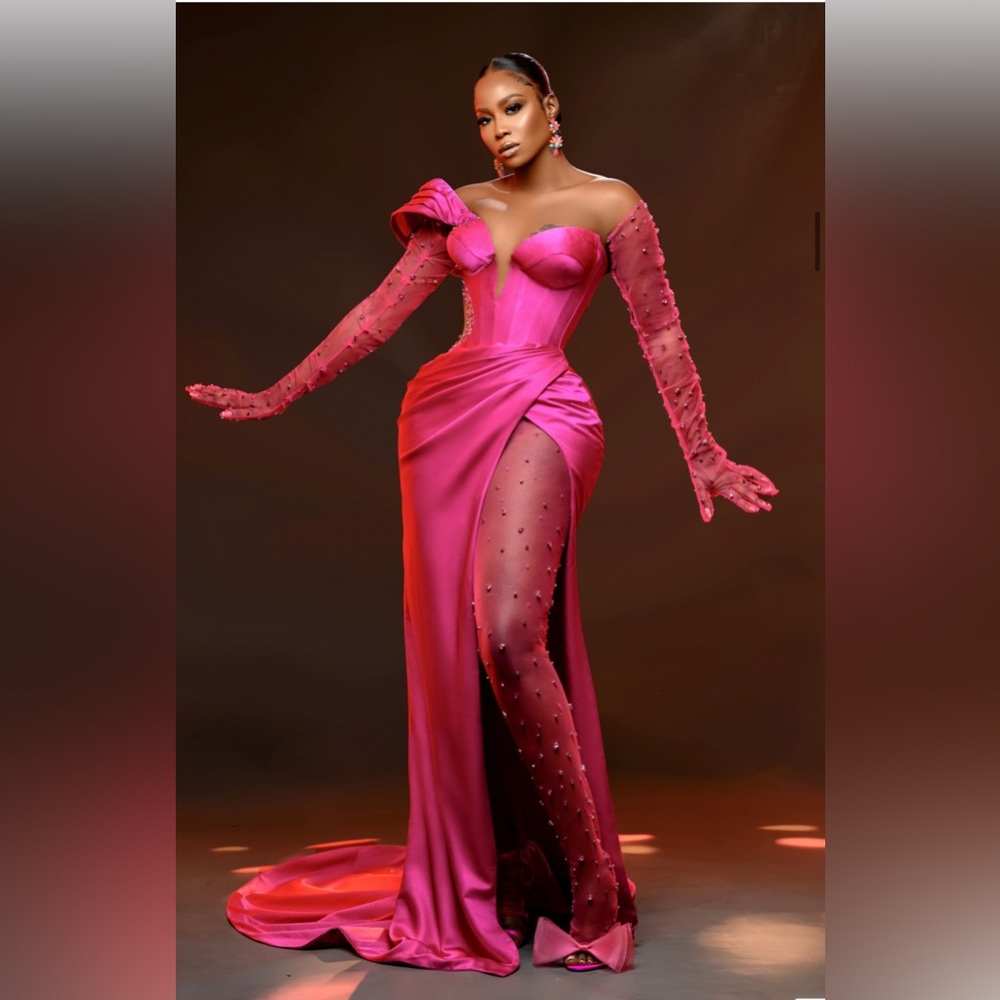 Matopeda Dress / Pink Prom Dress